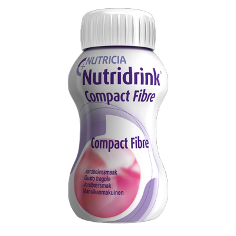 Nutridrink харч. з харч. волокн. зі смаком полуниці 4х125мл Compact